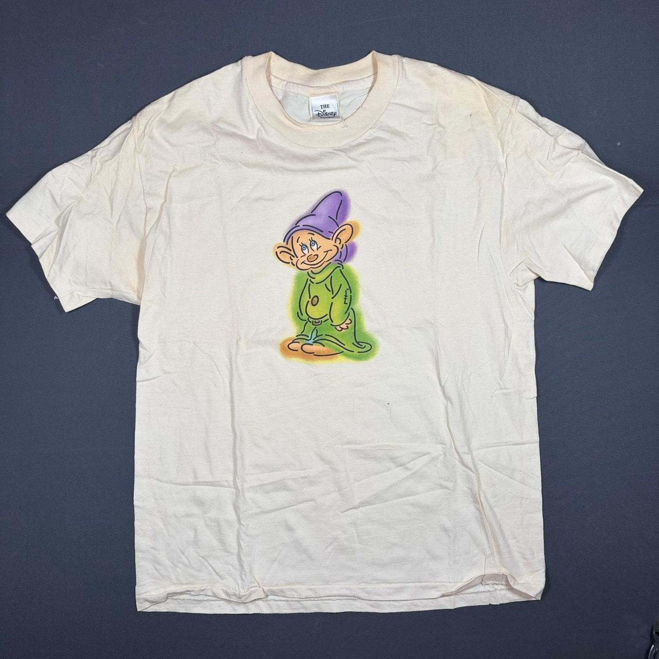 Vintage Y2K Disney Store cream off-white short... | Depop | Depop Ltd AU