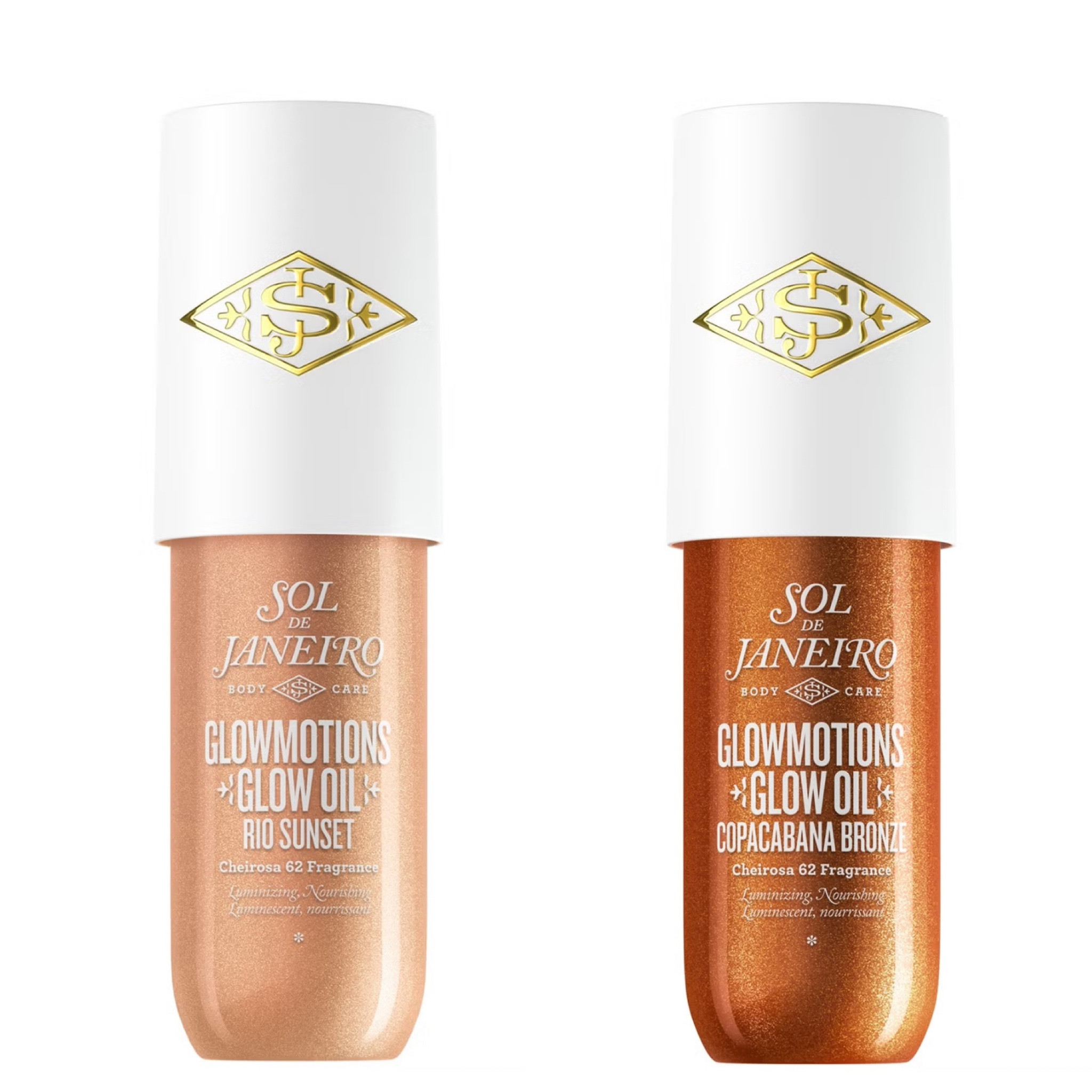 🌟SOL DE JANEIRO GLOWMOTIONS BRONZE GLOW OIL🌟

Ecco i nuovi olii per il corpo illuminanti di @soldejaneiro che promettono di essere dei veri must have per la prossima estate 2025.

Le novità sono formulate con burro di cupuaçu e olio di açaí, i quali sono ricchi di antiossidanti in grado di donare luminosità, idratazione ed elasticità alla pelle.

Le versioni disponibili sono 2:
- Rio Sunset;
- Copacabana Bronze.  

Il prezzo è di 40 euro per 75 ml di prodotto. Vi ispirano queste novità?
#soldejaneiro #soldejaneirobodyoil #bodyoil #soldejaneirobumbumcream #soldejaneiroglowmotions 