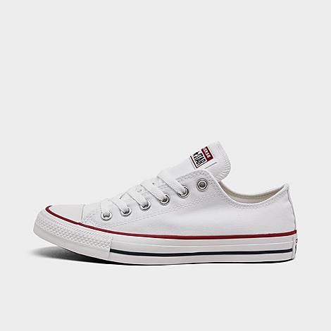 Converse Women's Chuck Taylor Low Top Casual Shoes in White/Optical White Size 5.0 Canvas | Finish Line (US)