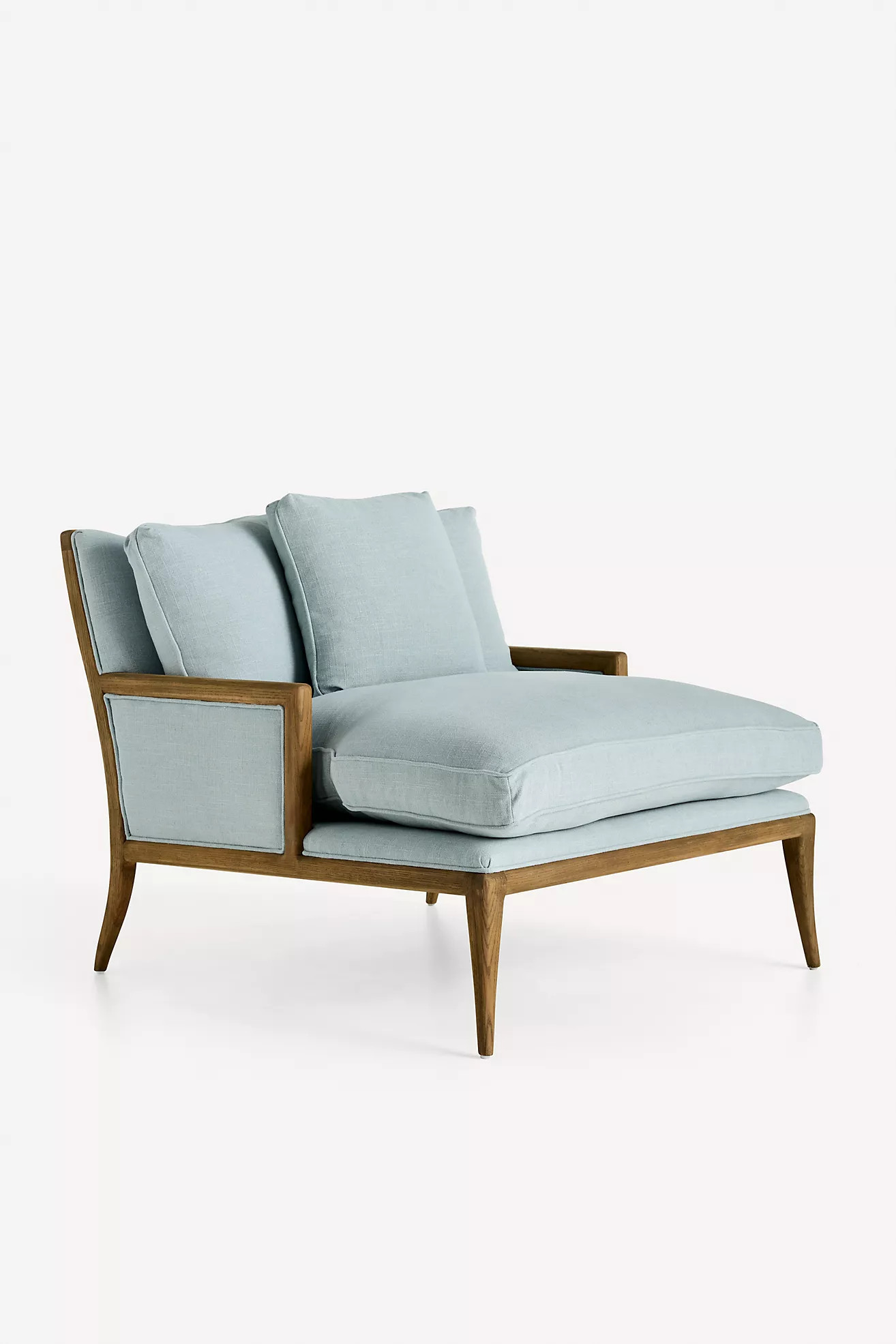 Florence Linen Blend Chaise | Anthropologie (US)