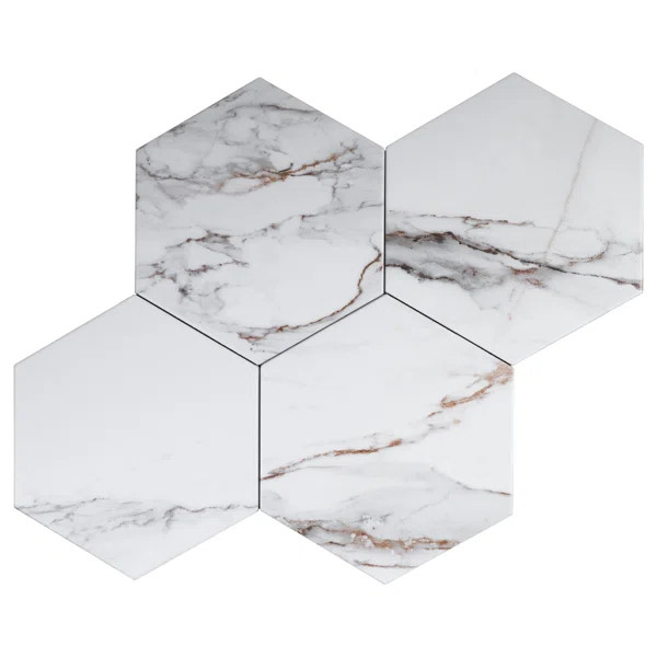 Elegance 8" x 10" Porcelain Floor Tile | Wayfair North America