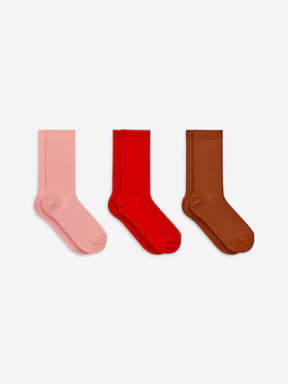 Cotton Rib Socks Set of 3 | Arket UK