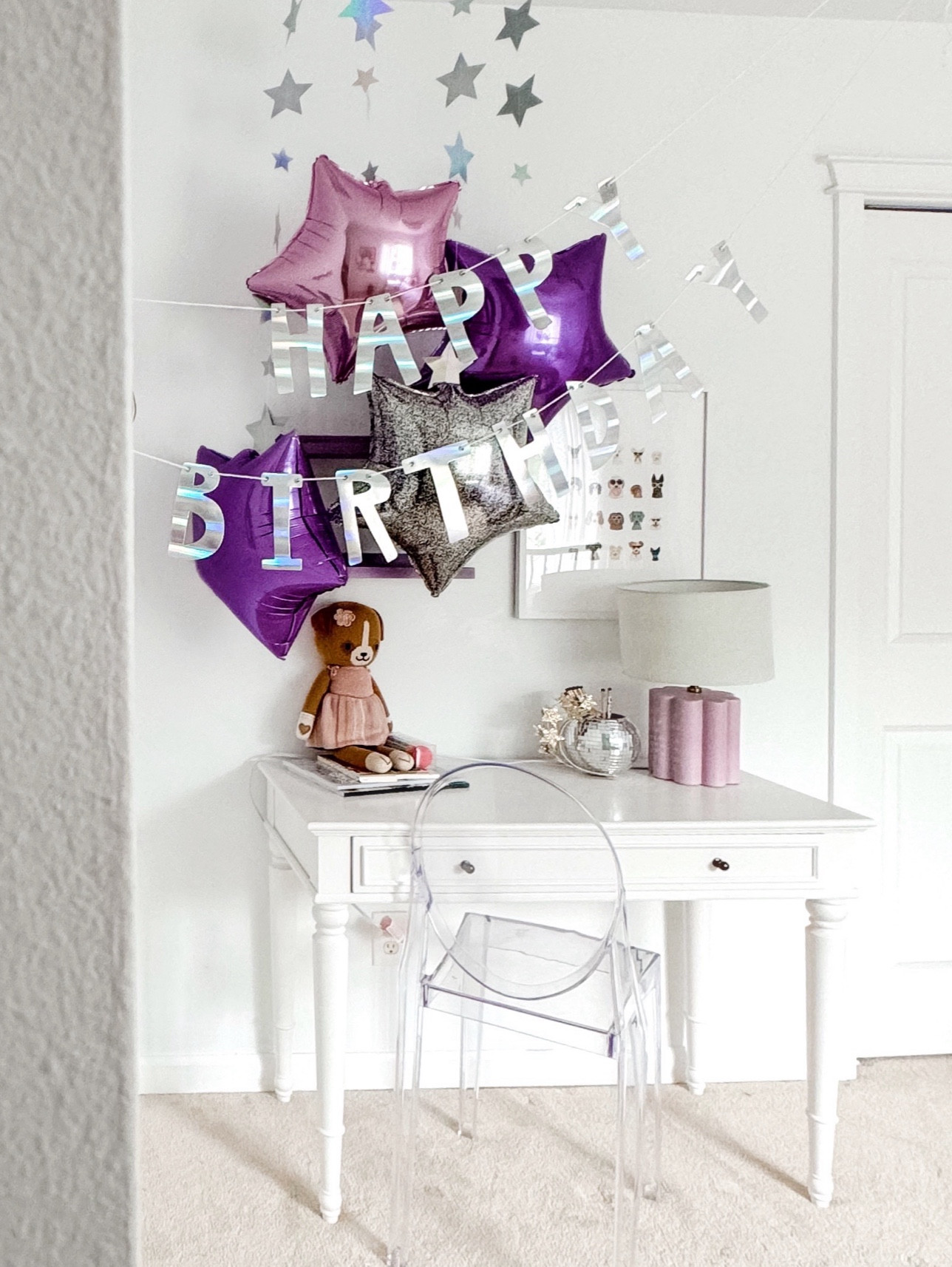 Surprise Desk/Drawing Space + Birthday Setup 🥳✨

#LTKGiftGuide #LTKKids #LTKHome