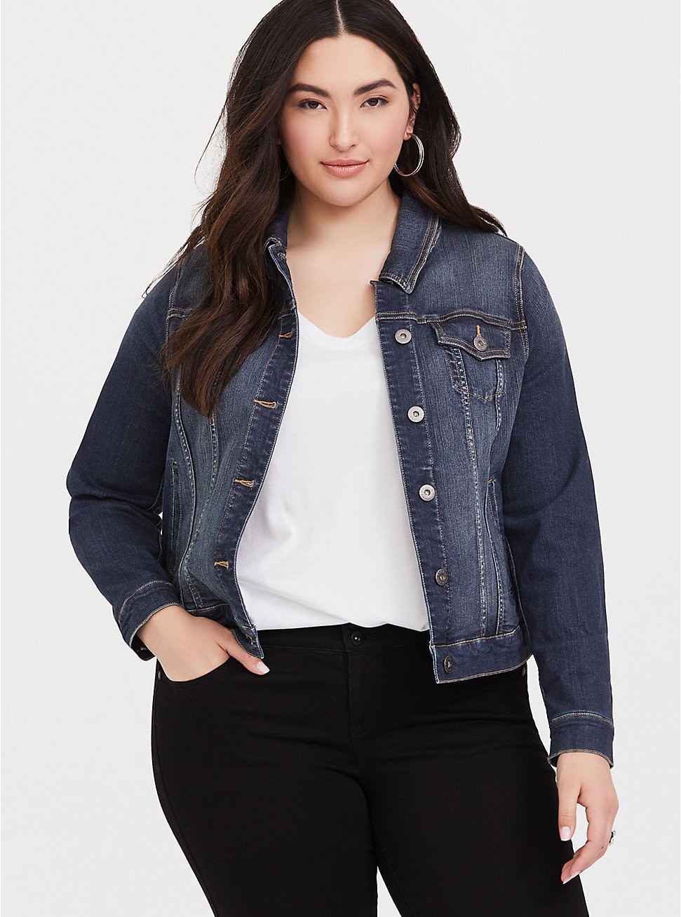 Denim Jacket - Medium Wash | Torrid