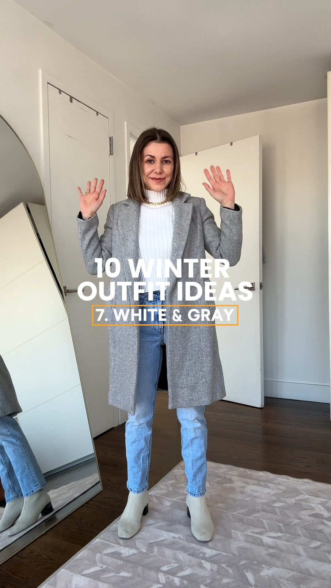 White and gray vibes - cool and basic outfit with a twist 

 #LTKSeasonal #LTKPetite