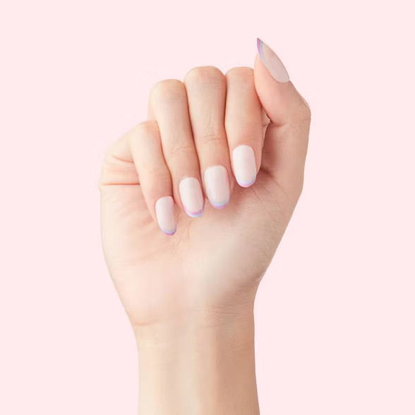 Olive & June Press-On Fake Nails - Oval Double French - 42ct - M | Target