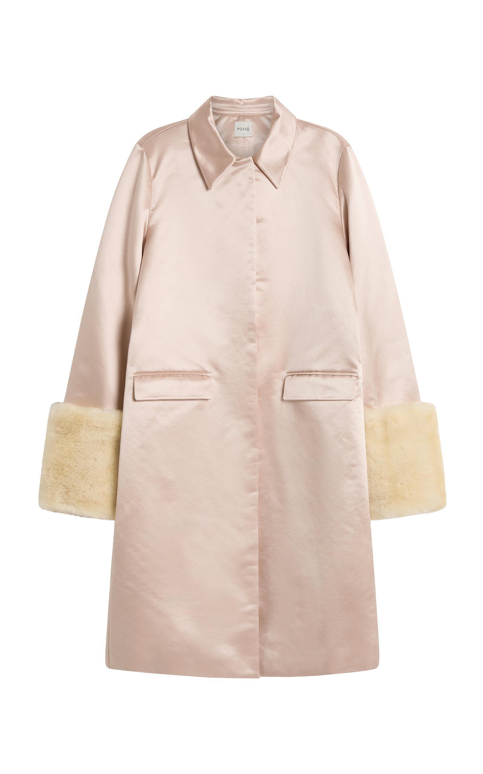 Chester A-Line Fur-Trimmed Cotton-Silk Coat | Moda Operandi (Global)