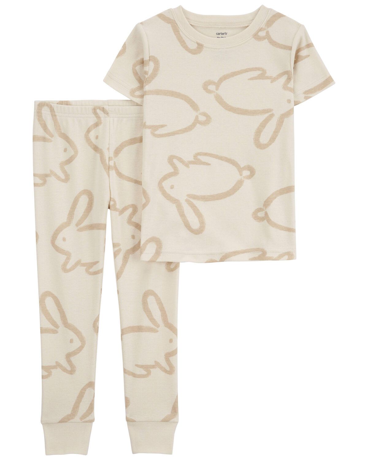 Khaki Toddler 2-Piece Bunny 100% Snug Fit Cotton Pajamas | carters.com | Carter's