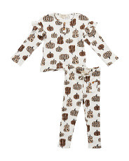 Toddler Girl Printed Dolman Top And Pants Set | Marshalls