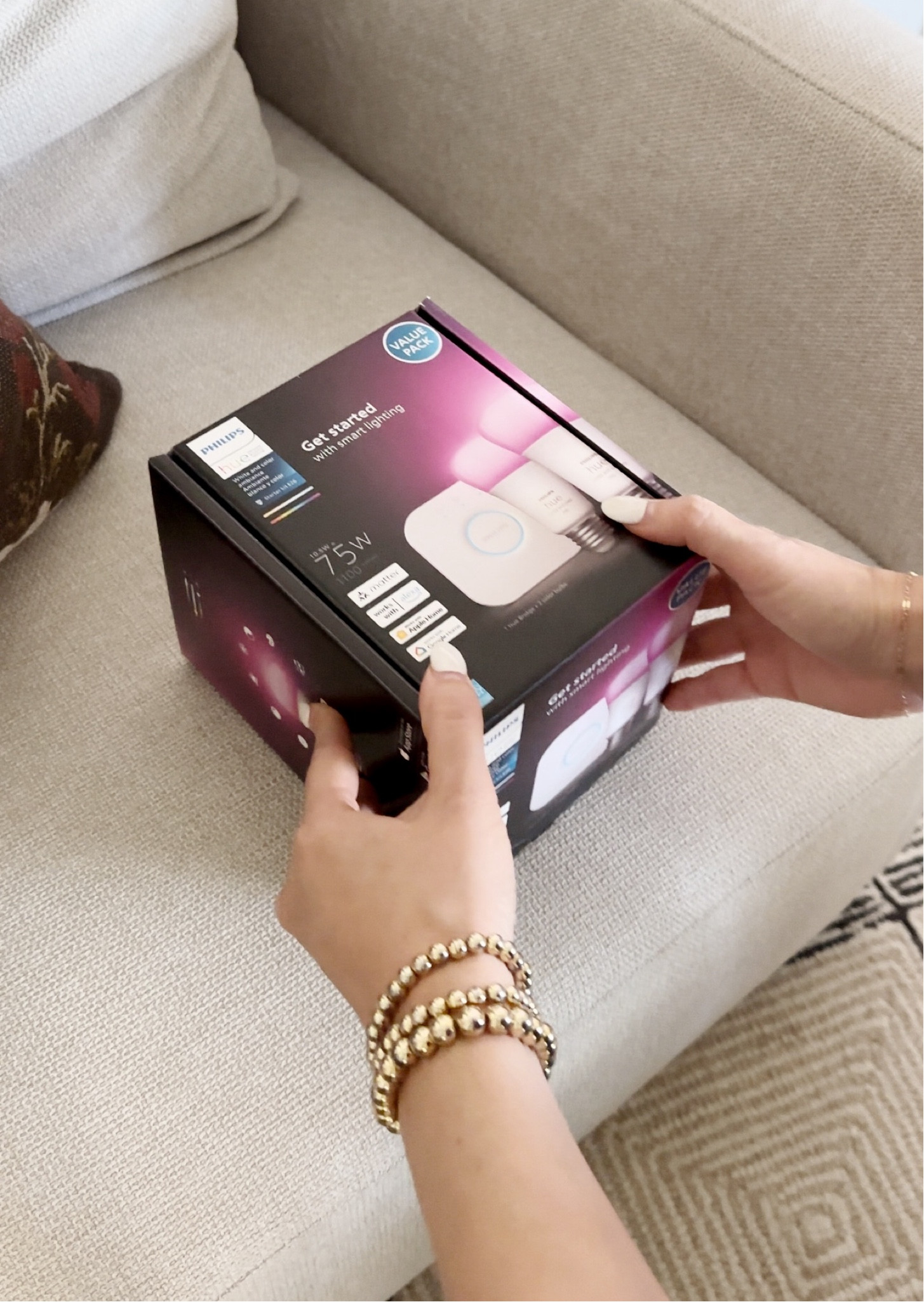 #ad My latest @target find! 

I’m loving this @philipshue Smart Light Starter Kit. Unlike other smart bulbs I’ve purchased, these have so many customization options. Change the color of the bulbs, set automations and more.

Plus, the Bridge system was super easy to set up and now I can control all the
lights from my phone and echo device!

@targetstyle #target #targetpartner #smartlighting #homeinspo #philipshue

#LTKSeasonal #LTKHome #LTKFallSale
