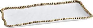 Pampa Bay Golden Salerno Medium Rectangular Tray | Amazon (US)