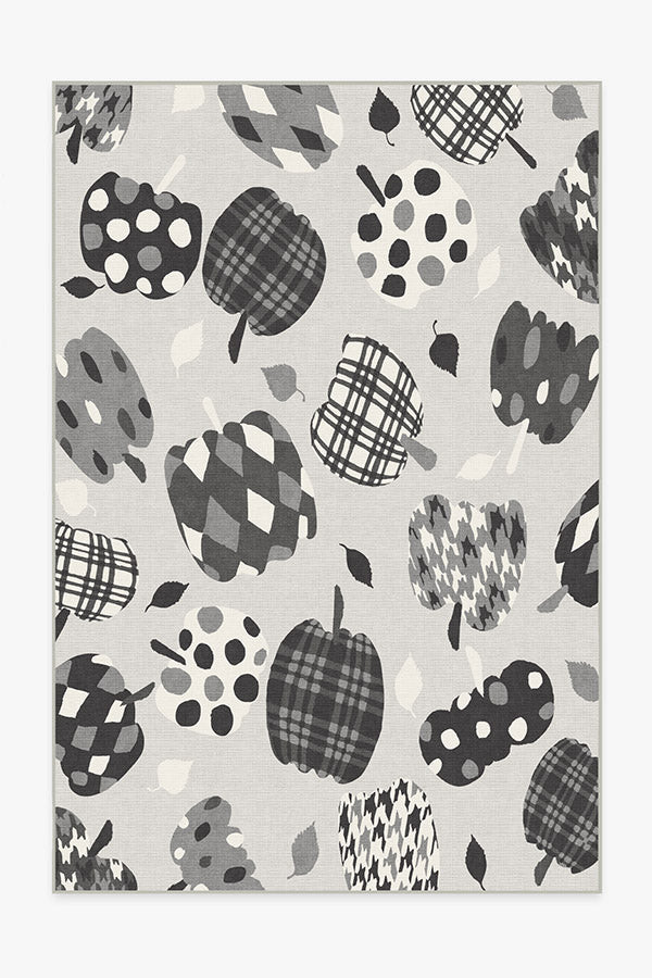 Pumpkin Black & White Rug | Ruggable