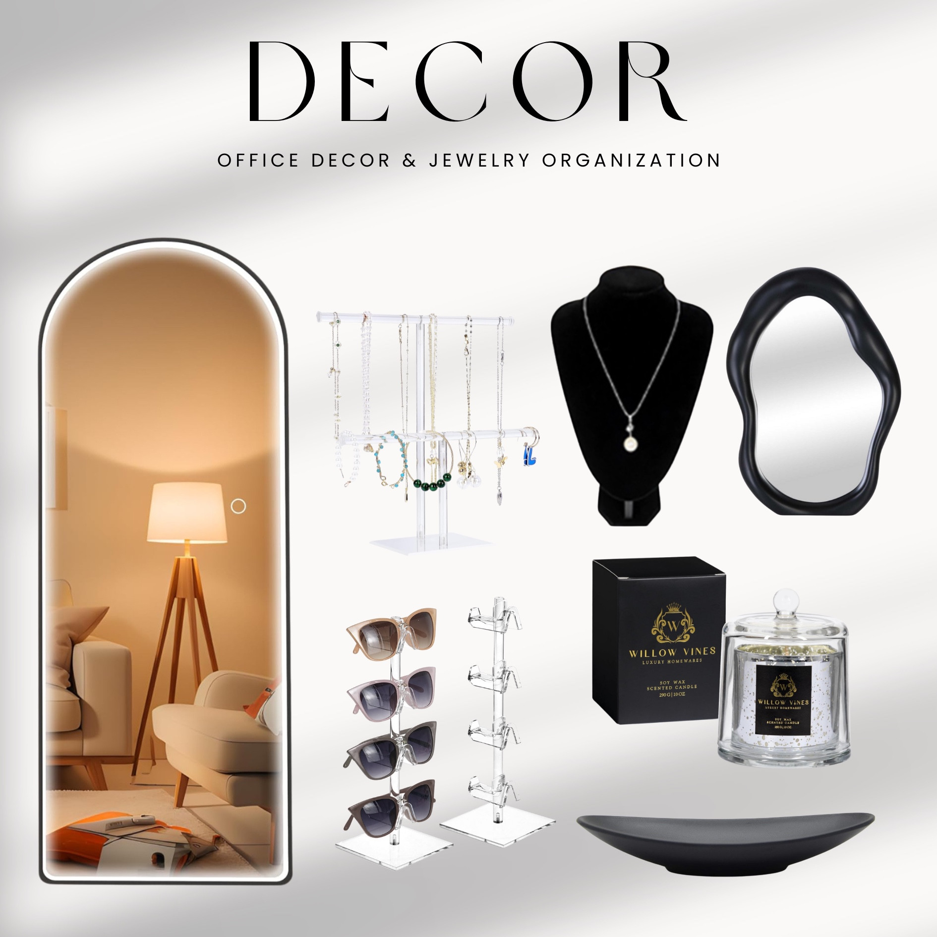 Amazon office decor & jewelry organization 

#LTKHome