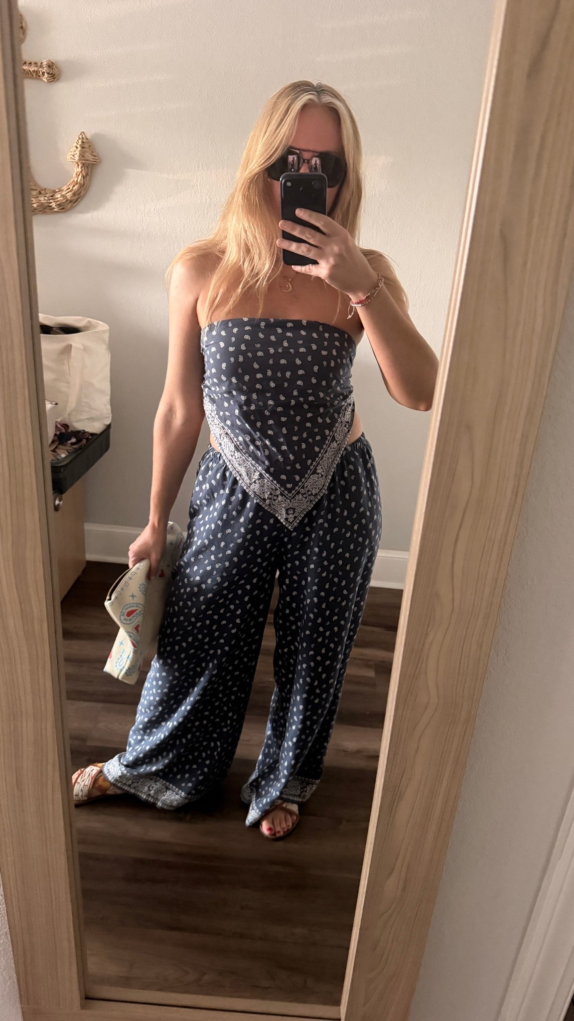bandana print set