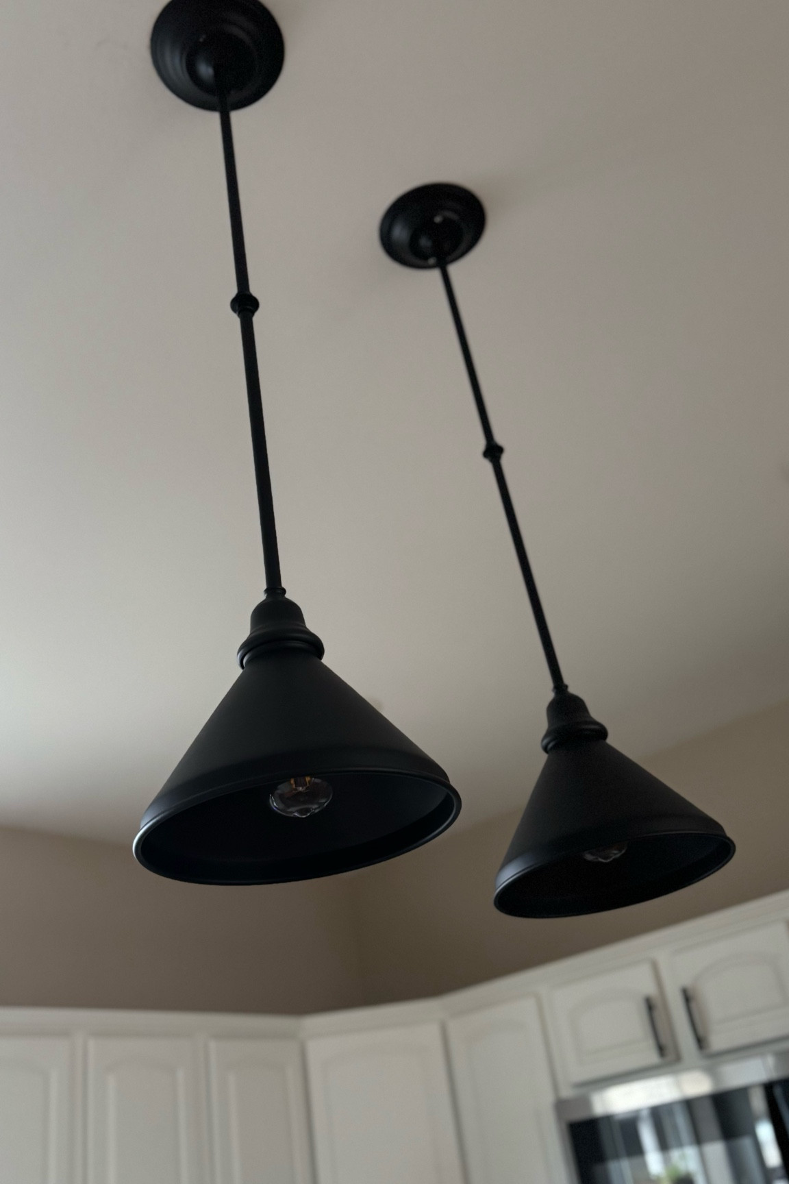 Gave the kitchen a little update by replacing the pendant shades, I love them. Excellent quality and great price. 

#LTKHome