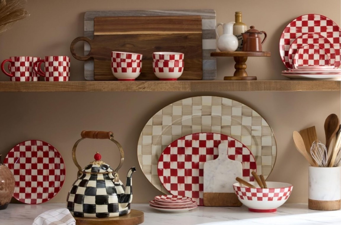 Designer farmhouse kitchen pieces with that collected countryside feel that instantly make a table or coffee corner look more charming and elevated. 🍅🌿🍎🪿 Perfect for cereal, soup, salads, tea time, hosting, open shelving, coffee bars, holiday tables, or everyday kitchen styling when you want dishes that feel playful but still sophisticated. The cherry check and black-and-white patterns bring that signature farmhouse look full of warmth, personality, and old-world kitchen charm. 

Add these bowls, mugs, teapots, plates, and serving pieces if your kitchen needs a more artistic countryside feel. 🌾🐄✨

#LTKfoodie #LTKHome #LTKOver40