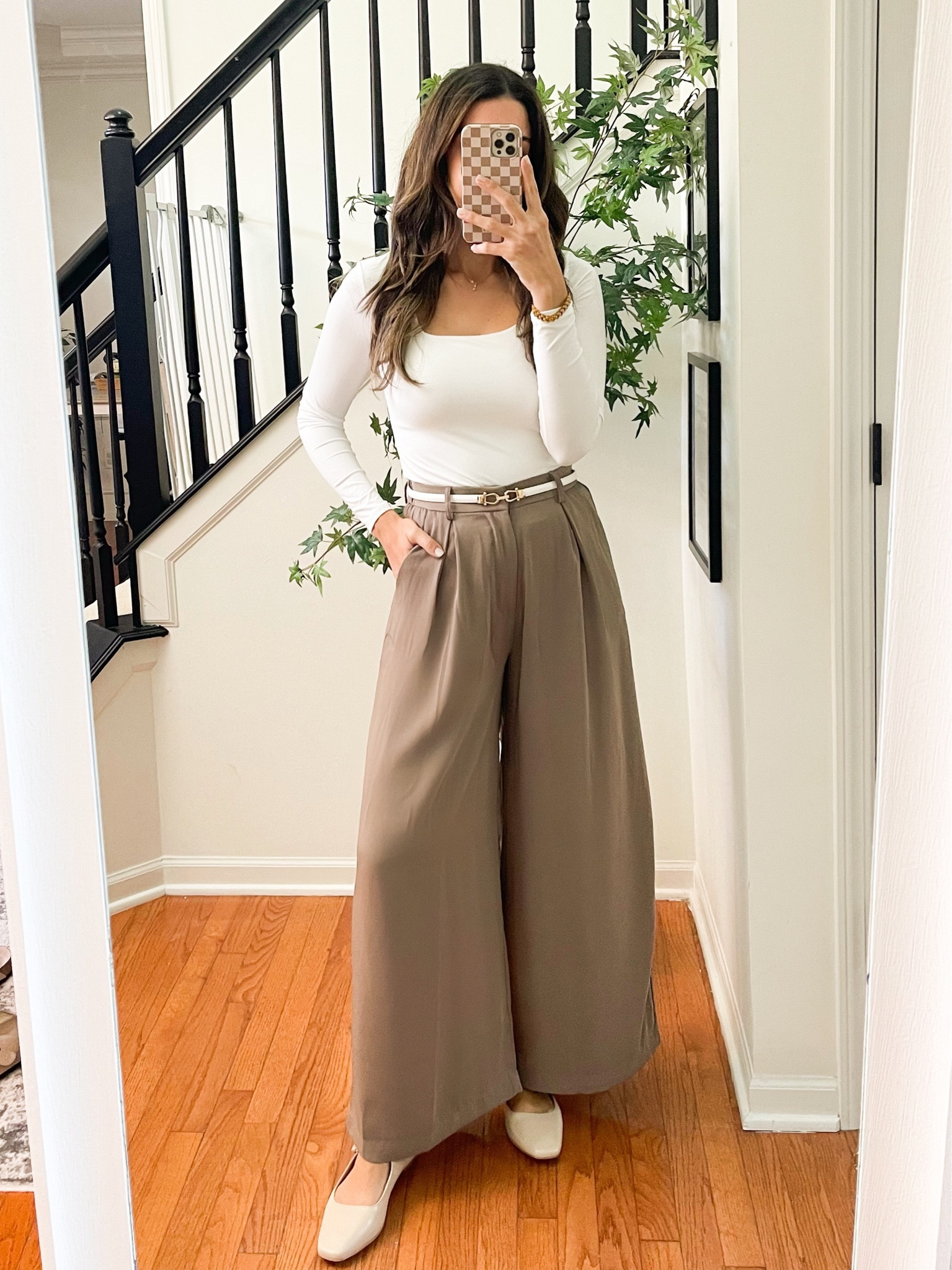 Amazon wide leg pants outfit - wearing small
Amazon bodysuit - wearing medium

Fall outfits
Amazon finds
Work outfit idea 

#LTKworkwear #LTKfindsunder100 #LTKfindsunder50