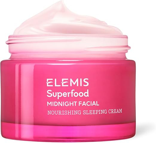 ELEMIS Superfood Midnight Facial 50ml, Nourishing Overnight Gel-Cream, Hydrating Probiotic Facial... | Amazon (UK)