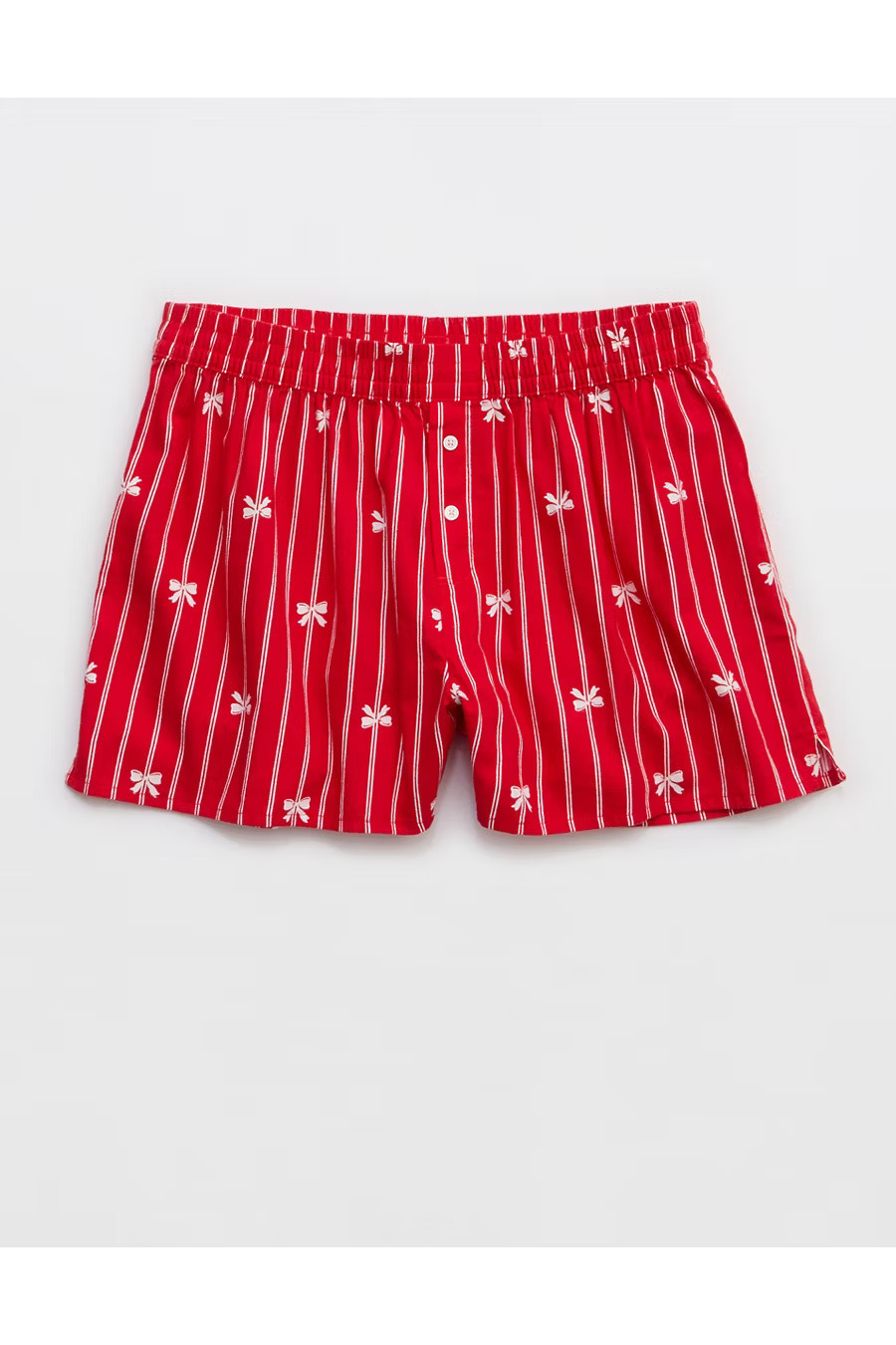 Aerie Flannel Girl Boxer Women's Bright Red M | American Eagle Outfitters (US & CA)