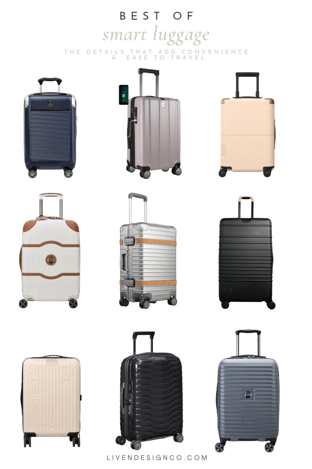 Smart luggage. Charging luggage. Spinner. Hardcase. Suitcase. Carry on luggage 

#LTKSaleAlert #LTKTravel