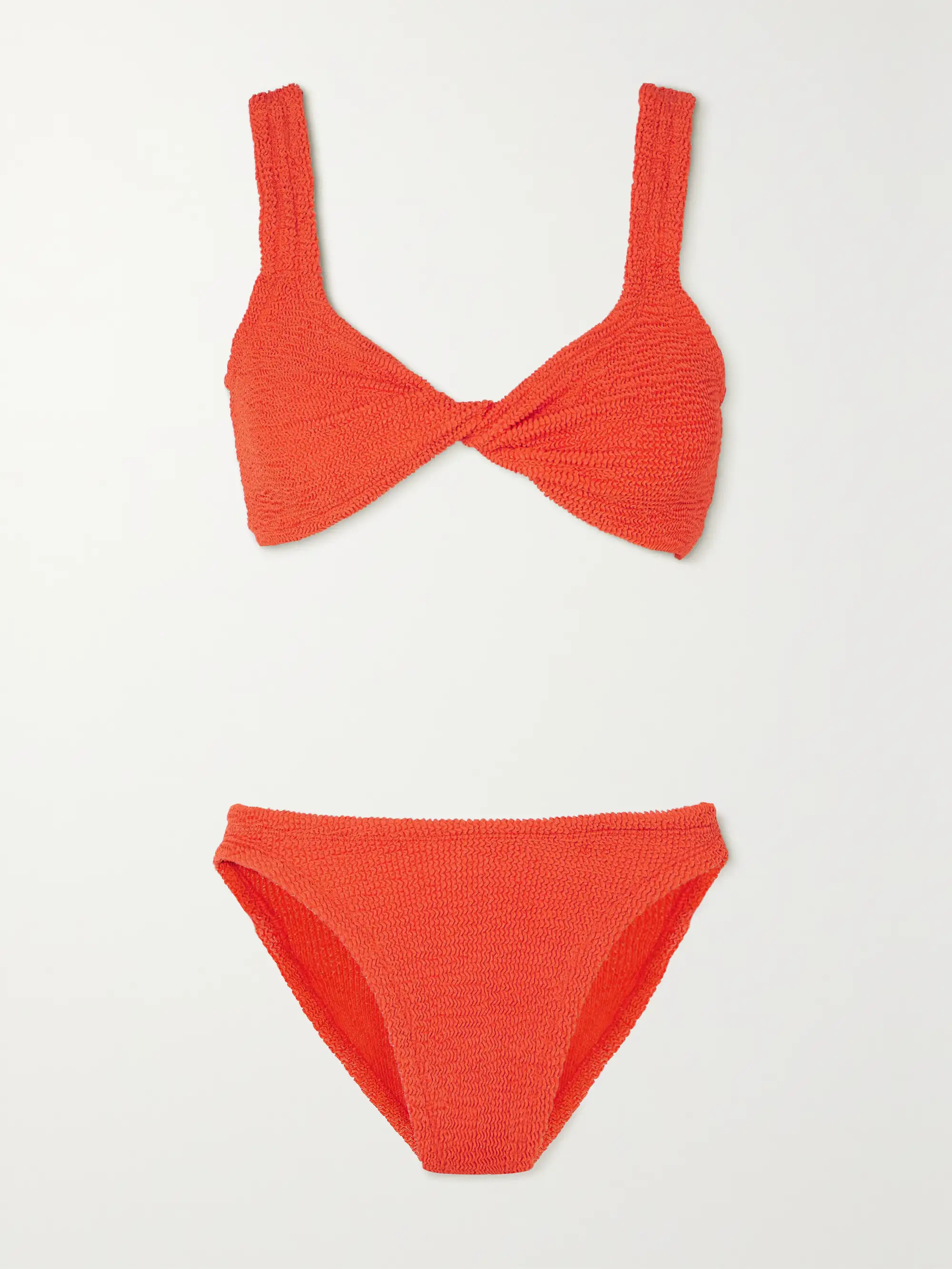 Juno metallic seersucker bikini | NET-A-PORTER (US)