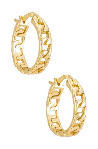 SHASHI Maui Hoop Earring in Gold from Revolve.com | Revolve Clothing (Global)