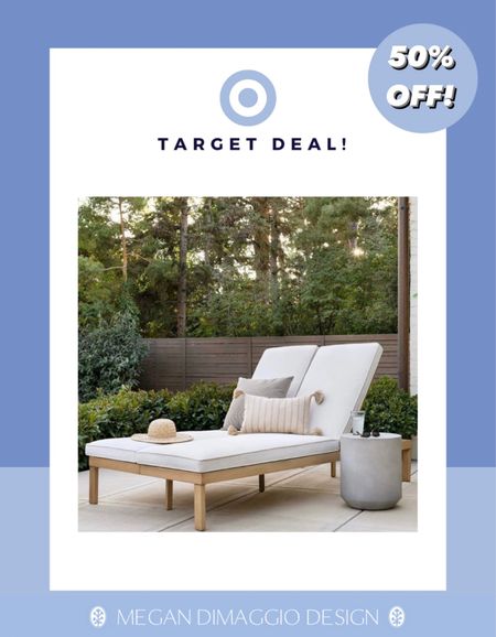 And if you’ve been eyeing this NEW 2 person cushioned chaise lounger…now you can snag it for 50% off!! It’s looks way more expensive than it is!! 😍☀️🙌🏻

#LTKhome #LTKSeasonal #LTKsalealert