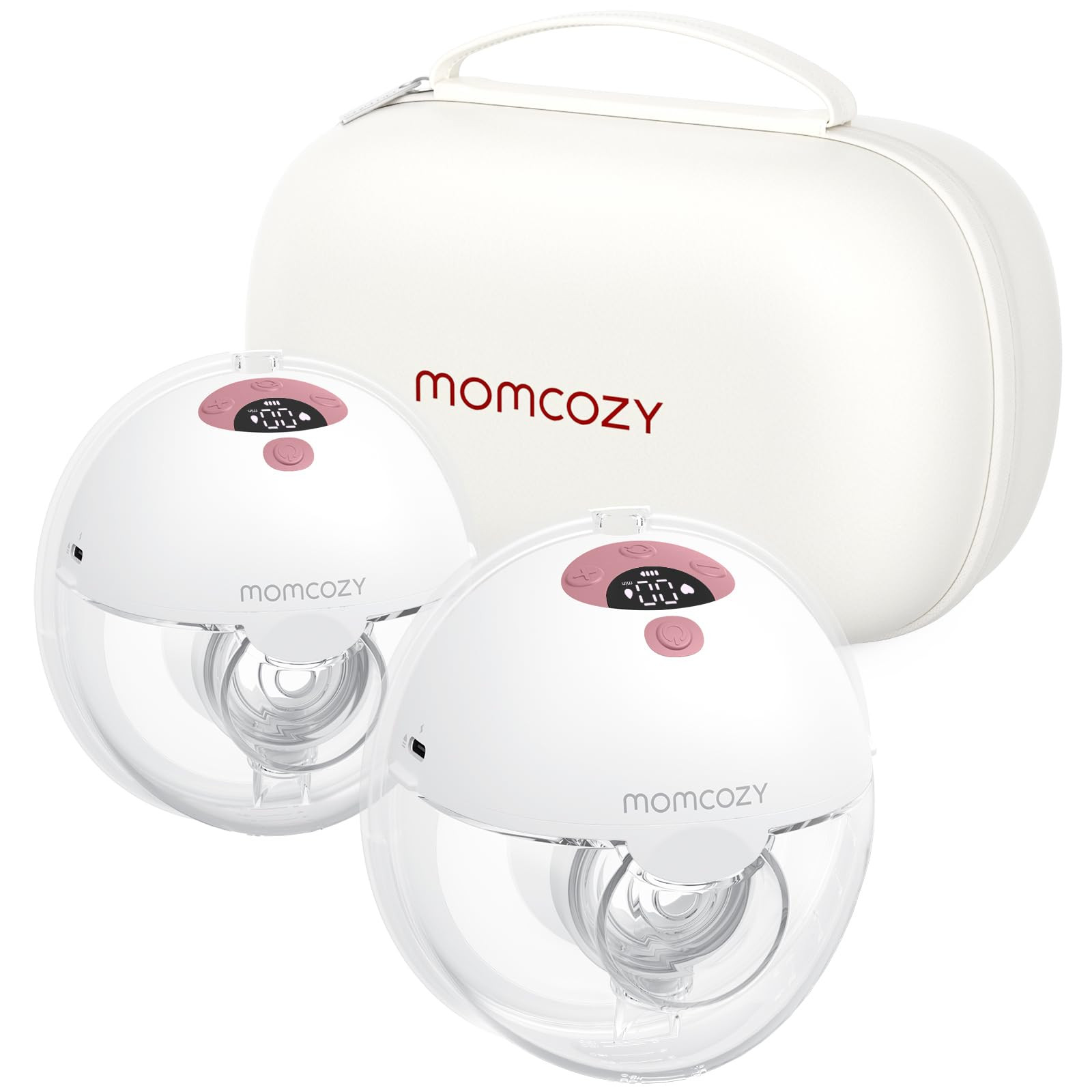 Momcozy Breast Pump Hands Free M5, Wearable Breast Pump of Baby Mouth Double-Sealed Flange with 3... | Amazon (US)