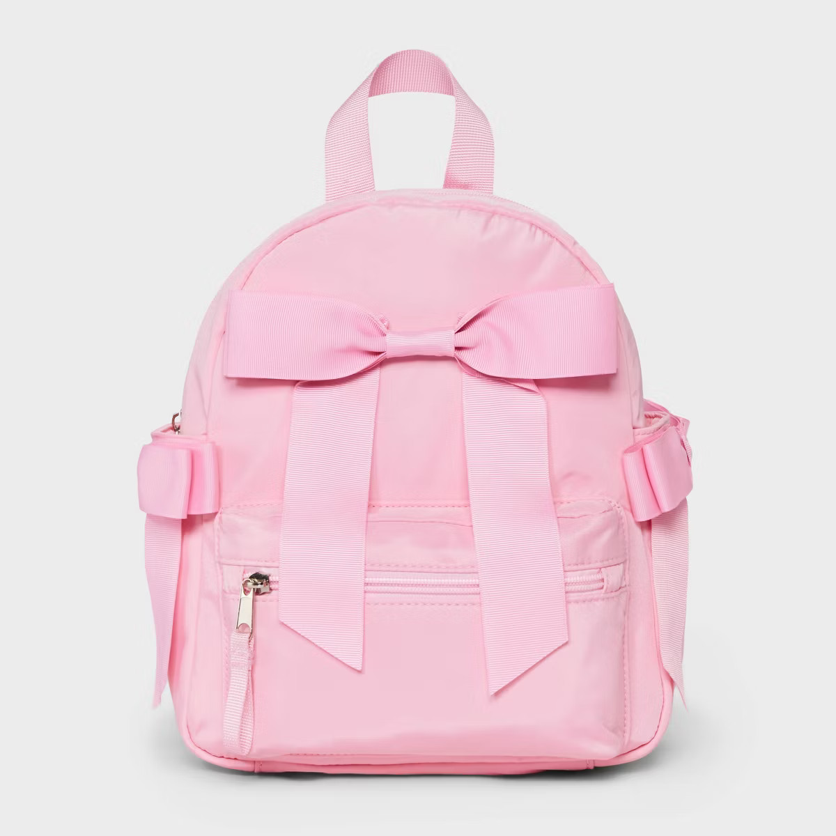 Girls' 8.5" Mini Bows Backpack - art class™ Pink: Lightweight Dome Design, 2-Bottle Holders | Target