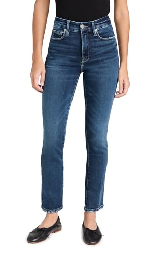 Good American Women's Good Legs Straight Jeans, indigo511, 6 | Amazon (US)