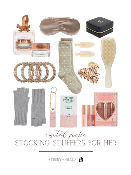 Holiday stocking stuffers for her! These gifts are all great for stuffing stockings this holiday season (or on their own as gifts too)! There’s something for everyone—beauty lover, skincare best sellers, cozy lover, hair care lover, and more! 

#LTKGiftGuide #LTKHoliday