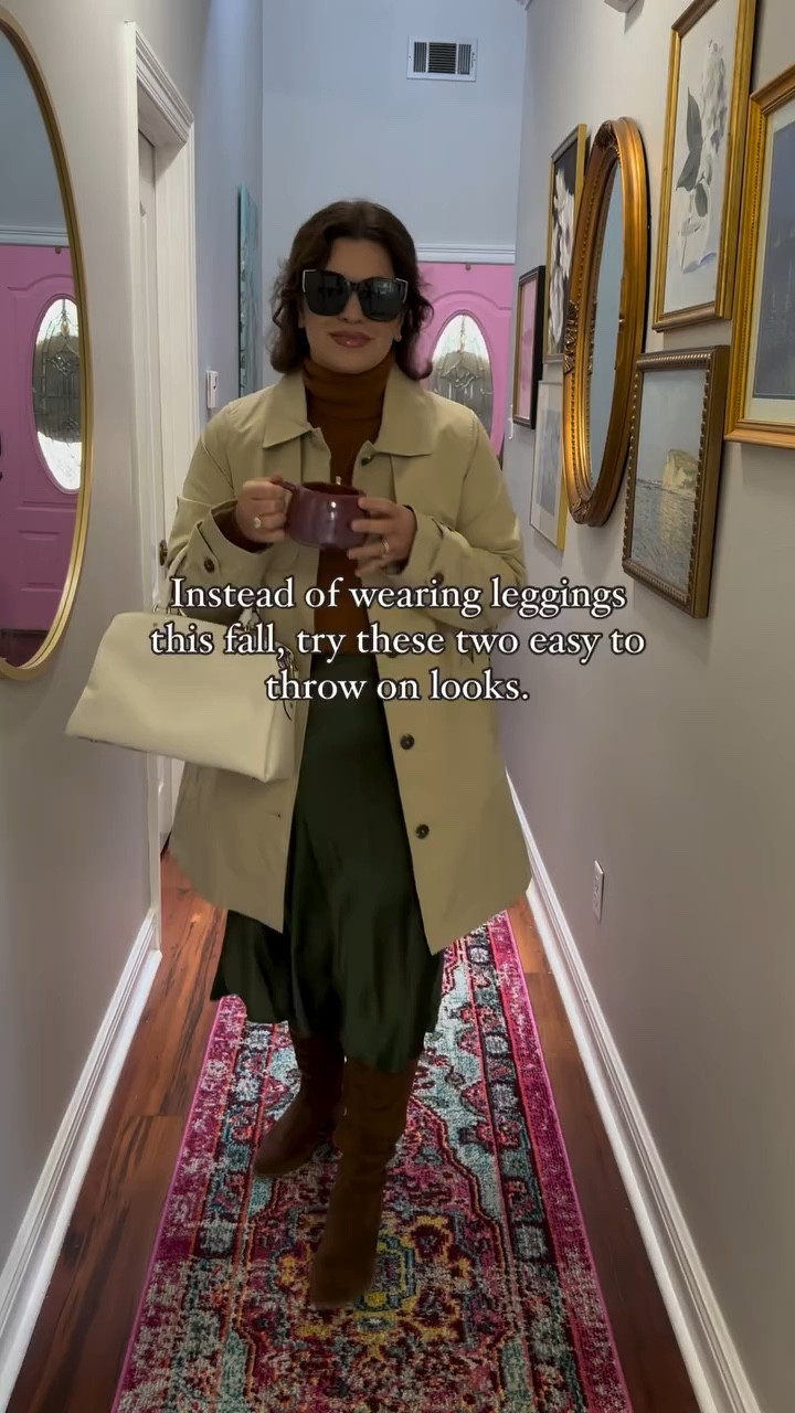 Two easy to wear classic//old money looks. Linked similar turtleneck sweaters since mine was a thrift find. 🤎 Jeans, boots, fall outfits, family photos, sweater, Christmas gifts

#LTKMidsize #LTKGiftGuide #LTKFindsUnder100