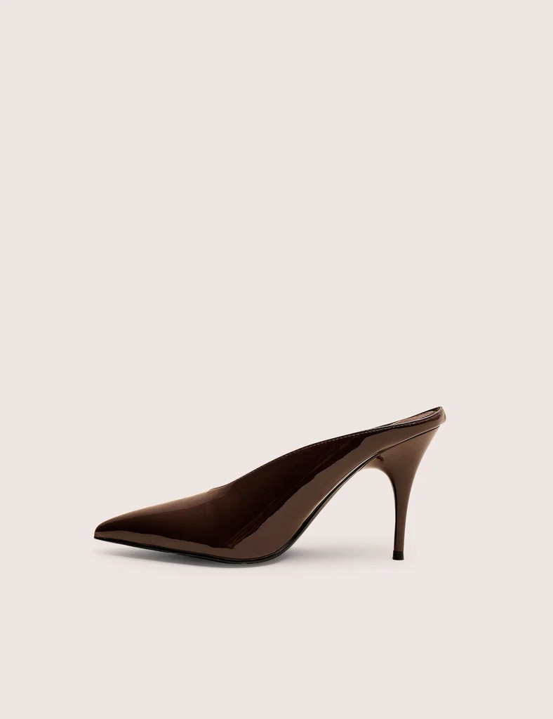 Elixr Chocolate Patent Court High Heels | Public Desire