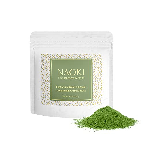Naoki Matcha Organic Ceremonial First Spring Blend – Authentic Japanese First Harvest Ceremonial Grade Matcha Green Tea Powder from Kagoshima, Japan (50g / 1.75oz) | Amazon (US)