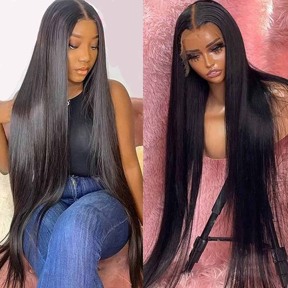 Lemoda 13x6 SKINLIKE Real HD Lace Wigs 12A Brazilian Straight Virgin Human Hair Lace Frontal Wigs... | Amazon (US)
