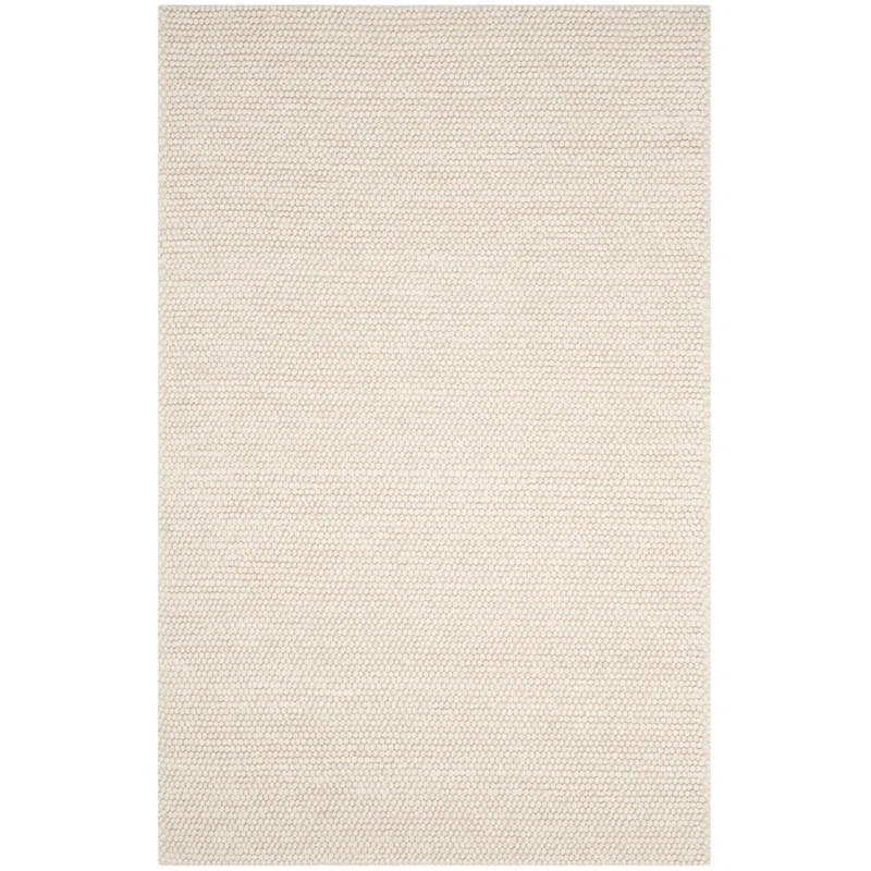 Elle Handmade Flatweave Ivory Rug | Wayfair North America