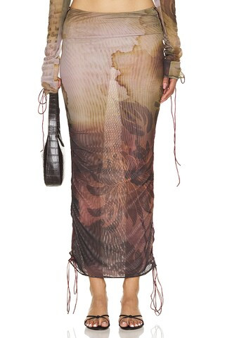 Lace Up Printed Maxi Skirt
                    
                    Jaded London | Revolve Clothing (Global)