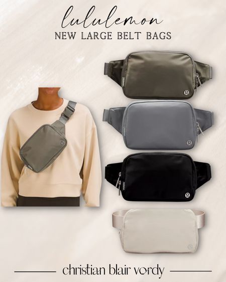 New size in the lulu belt bags! 

#lululemon #lulubeltbag #lulusale #beltbag #christianblairvordy

#LTKGiftGuide #LTKfit #LTKunder50