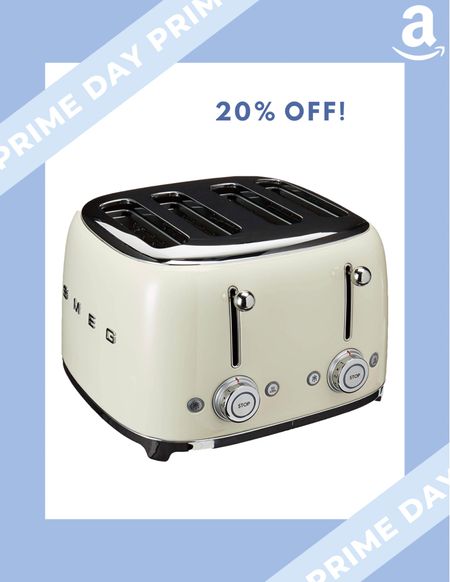 Amazon prime day deals!! Get this SMEG toaster for 20% off!! 

#LTKfamily #LTKsalealert #LTKhome