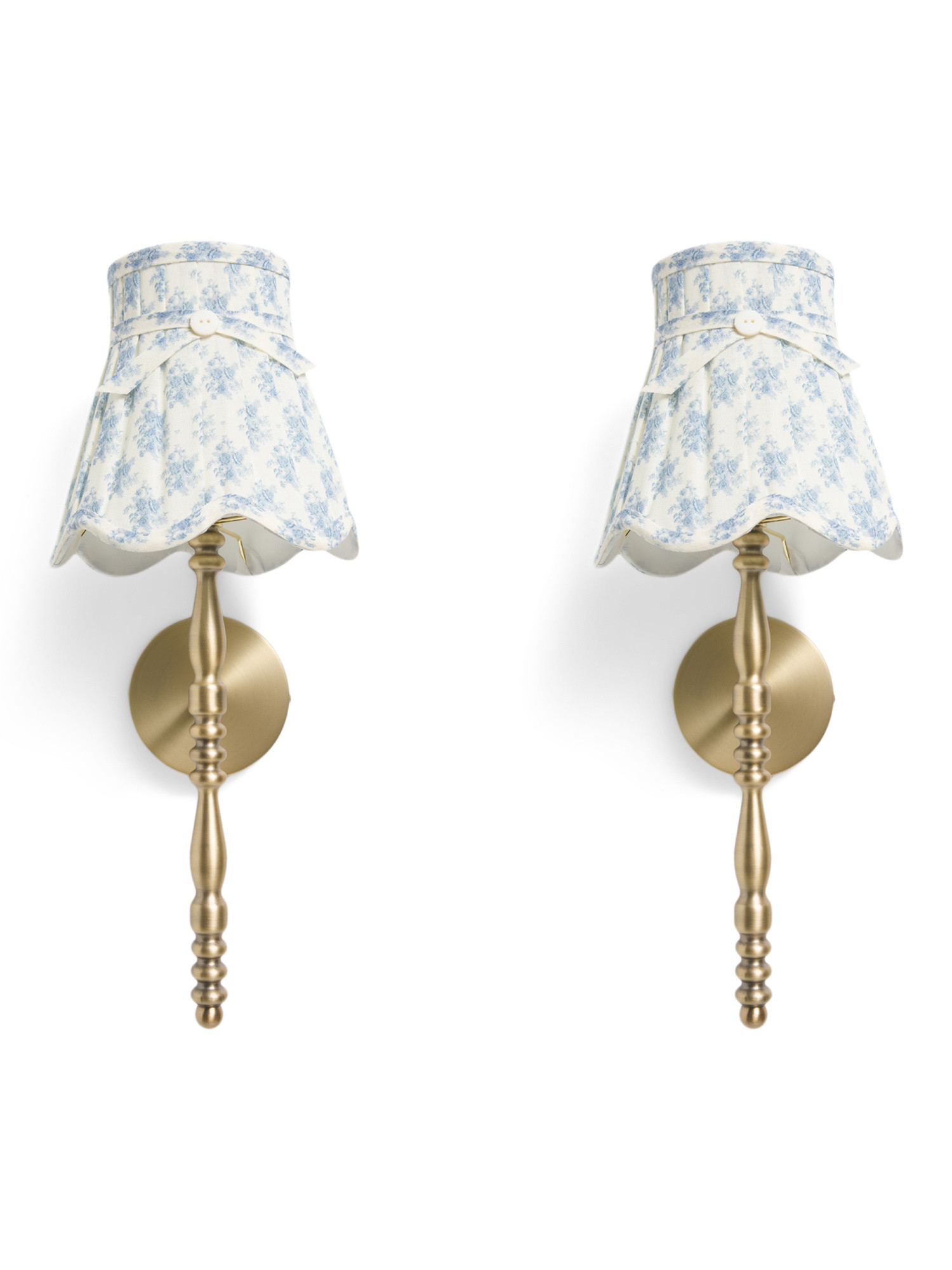 2pk Floral Shade Metal Rechargeable Sconces | Home | Marshalls | Marshalls
