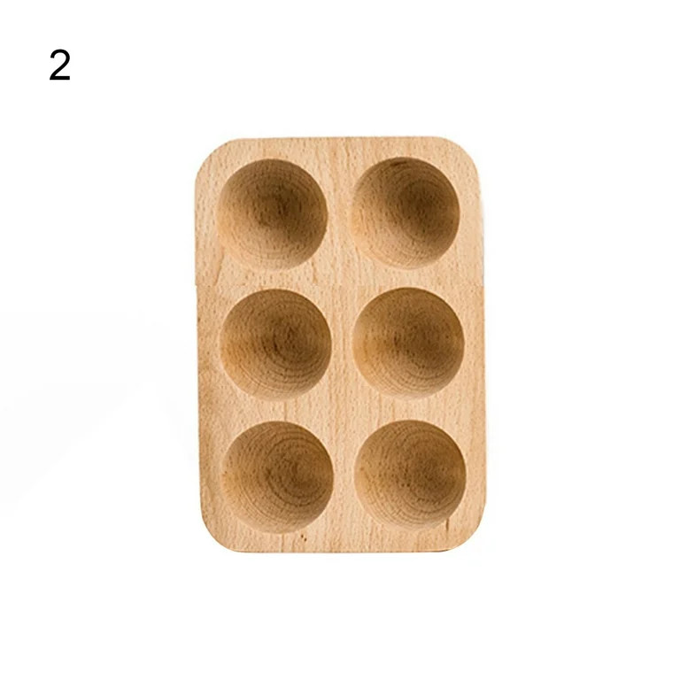 Beechoice Rustic Egg Holder Wooden Fresh Egg Holder Serving Tray fit for Egg Holder Countertop Eg... | Walmart (US)
