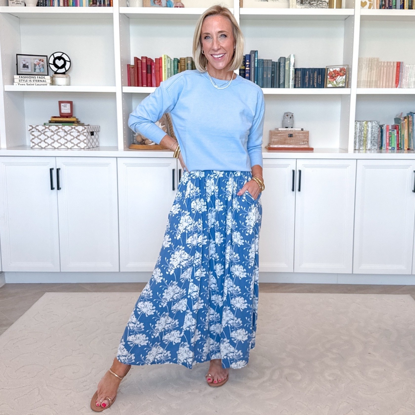 Walmart - finds under $20. Crewneck Sweater - size XS. $14.98. 5 colors. * Smocked Peplum Maxi Dress - size XS. $39. 2 colors. *

 

#LTKSeasonal #LTKOver40