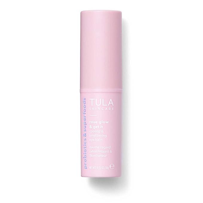 Amazon.com: TULA Skin Care Rose Glow & Get It Cooling & Brightening Eye Balm | Dark Circle Under ... | Amazon (US)