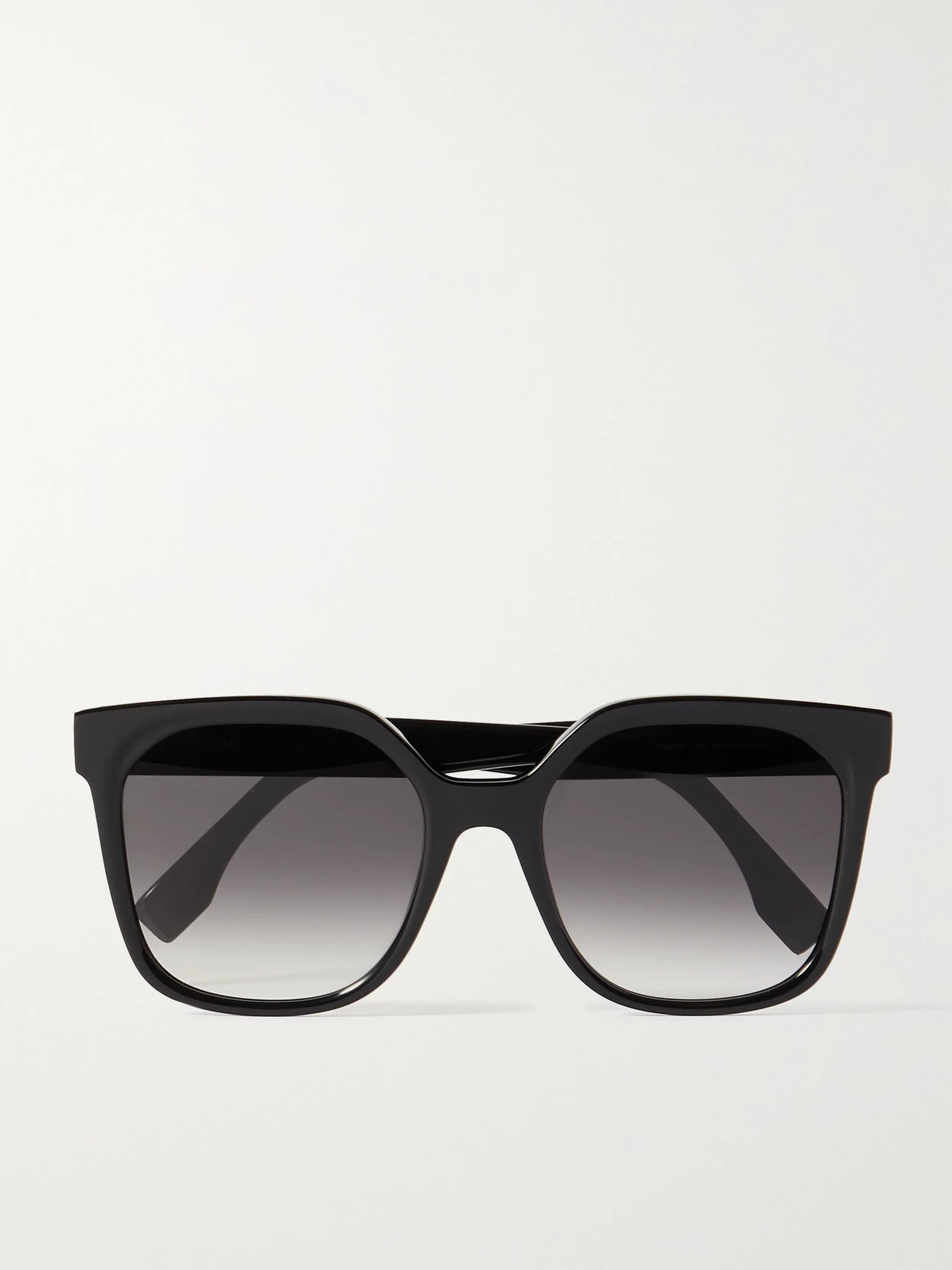 FENDI EYEWEAR - Oversized Square-frame Acetate Sunglasses - Black | NET-A-PORTER (US)