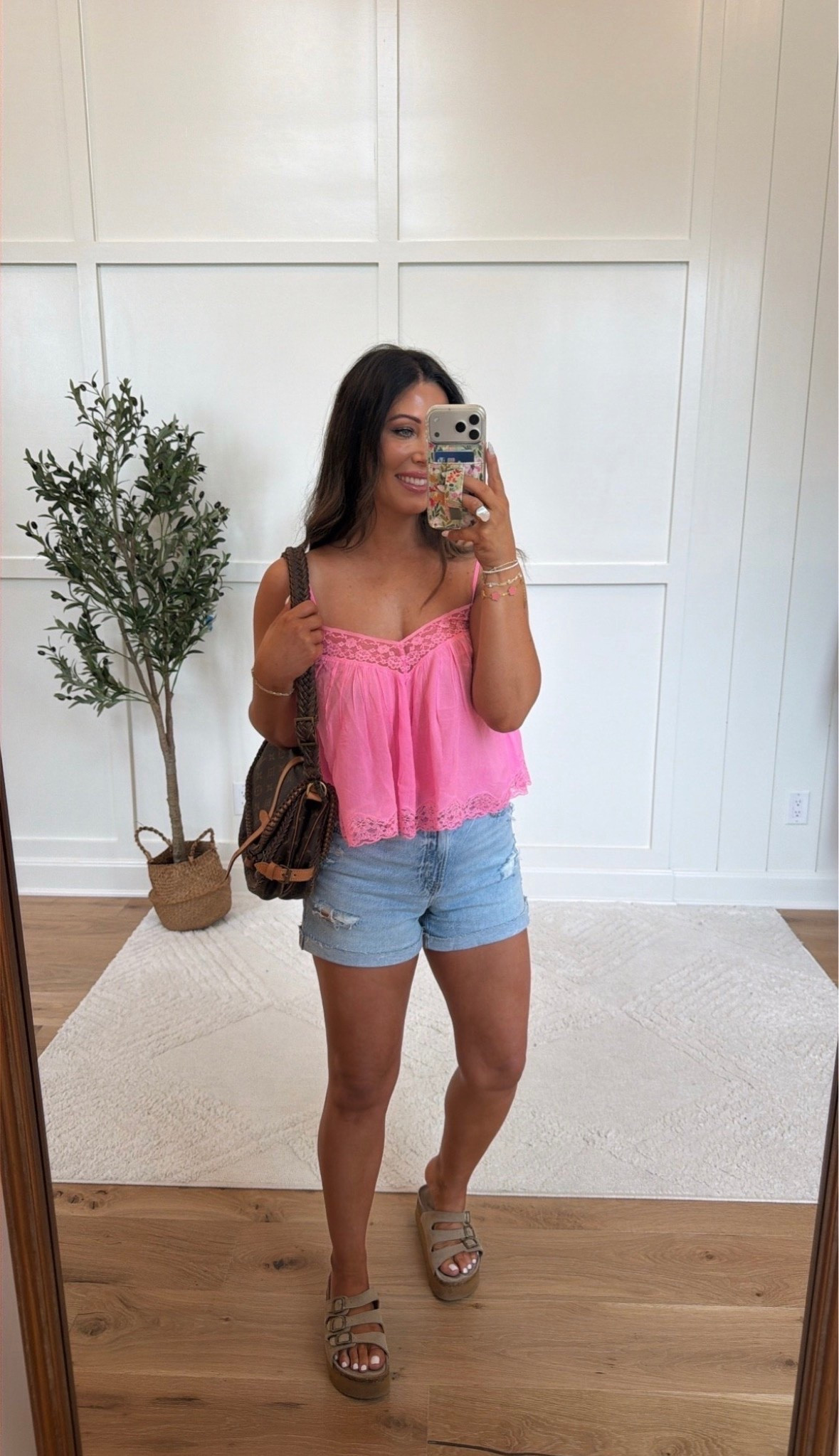 ON SALE NOW🚨🚨🚨
Pink + denim is always a YES 💕✨ This American Eagle look is giving cute, comfy, and effortlessly put together! The sweetest lace cami paired with the perfect denim shorts for summer errands, brunch, or a casual girls day ☀️ Linked everything for you! 

#LTKStyle #LTKFinds #AmericanEagle #AEOStyle #SummerOutfit #CasualChic #DenimShorts #EverydayStyle #SummerFashion #OOTD

#LTKmomlife #LTKootd

#LTKgrwm #LTKdayinmylife #LTKSeasonal