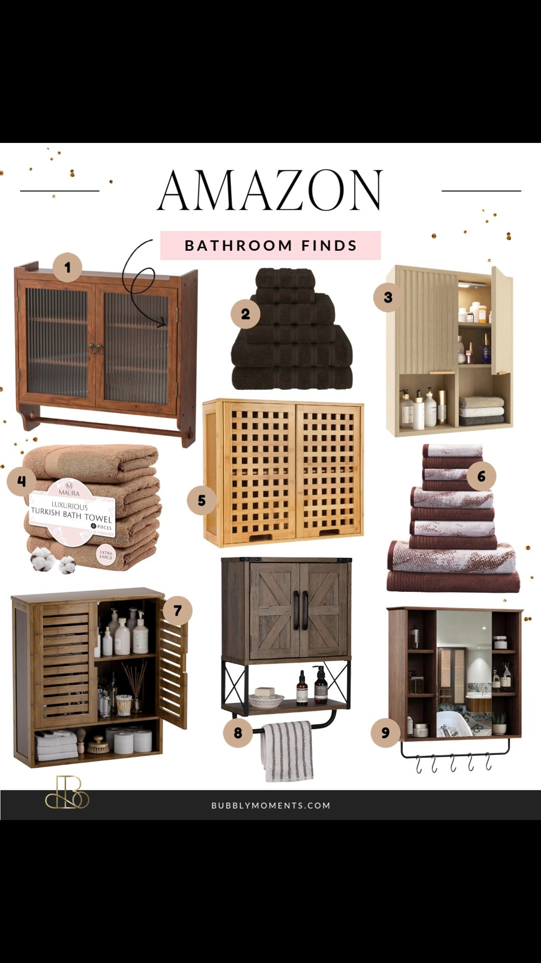 Creating a calm, organized bathroom starts with thoughtful details that make the space feel intentional and elevated. This edit focuses on warm textures, clean lines, and functional styling that helps transform everyday routines into moments of ease. When everything has a place, your bathroom instantly feels more relaxing and put together.

Save this for inspiration, tap through to explore, and refresh your bathroom with pieces that balance beauty and practicality.

#LTKbathroom #LTKhome #LTKfinds #bathroomdecor #homeorganization #homeaesthetic #bathroominspo #LTKshopping #homestyle #decorinspo #LTKcreator #shopthelook

#LTKmomlife #LTKHome #LTKdayinmylife