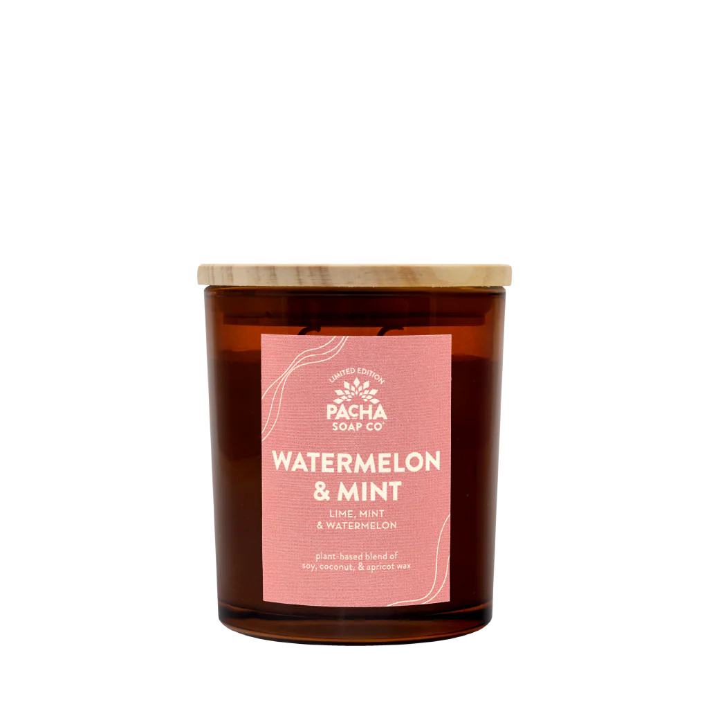 Watermelon & Mint Candle | Pacha Soap Co.
