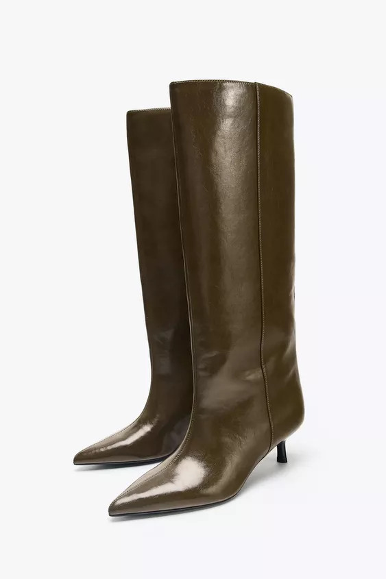 KITTEN HEEL BOOTS | Zara US