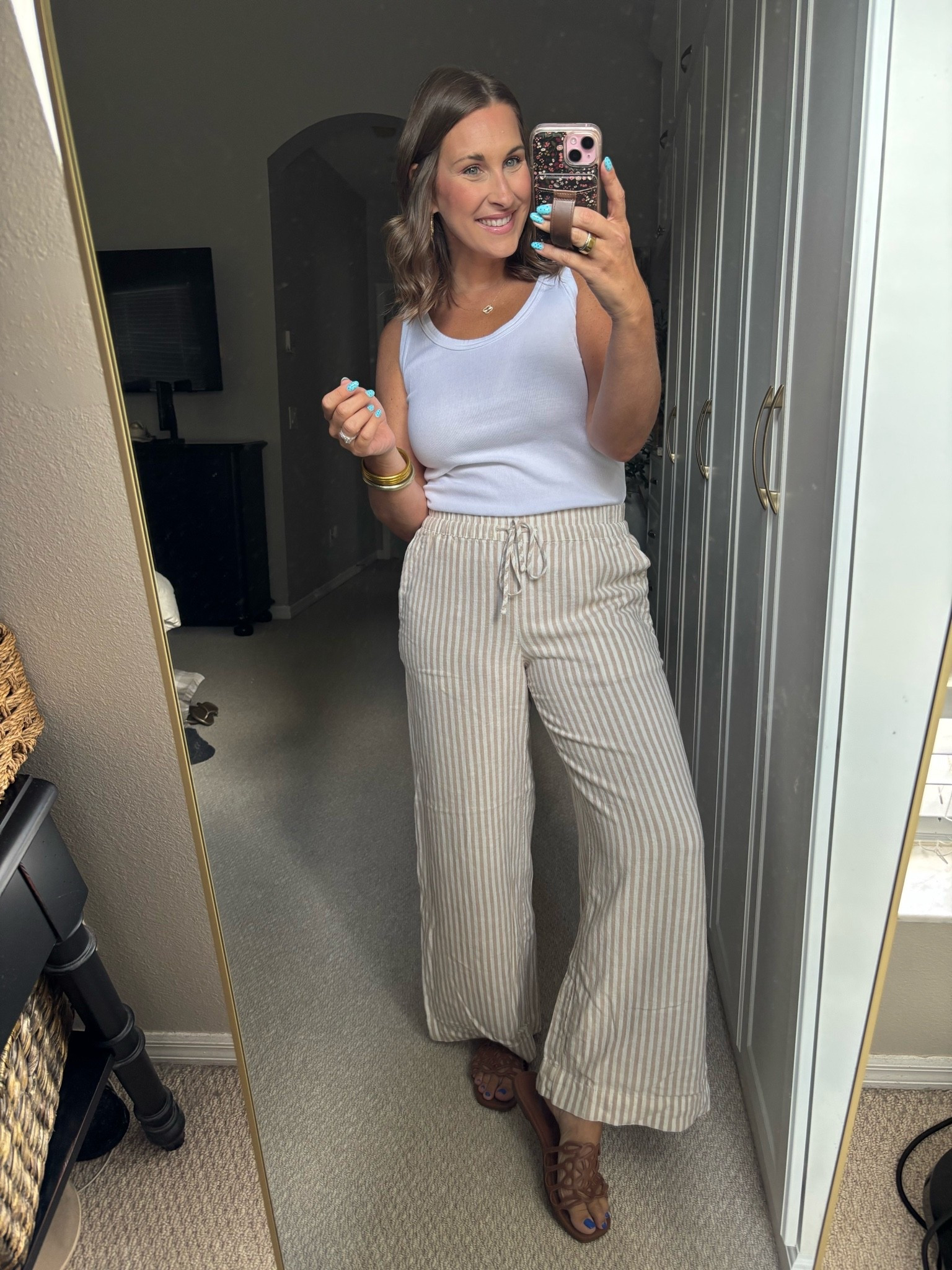 Love a neutral linen look for summer! Pants are old but linked similar options

TTS: medium

#LTKgrwm #LTKootd #LTKmomlife