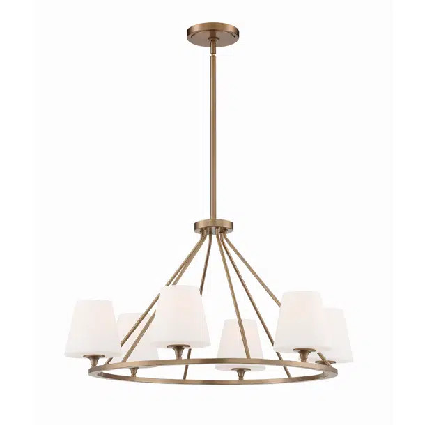 Lane 6 Light Metal Dimmable Chandelier | Wayfair North America